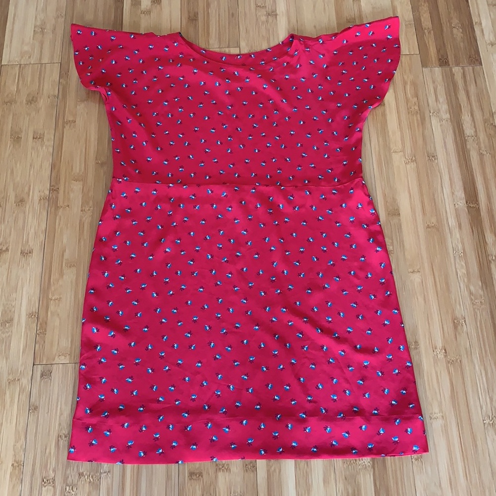 Vintage🌹Silk floral dress Handmade